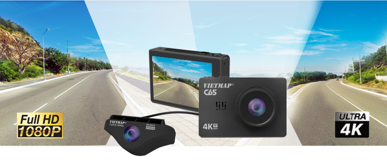 Vietmap C65 ghi hình siêu nét full HD
