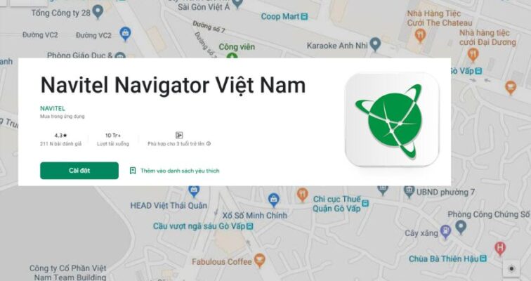 Phần mềm dẫn đường Navitel Việt Nam